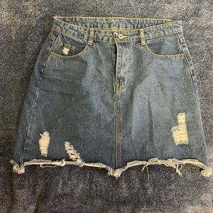 jean skirt